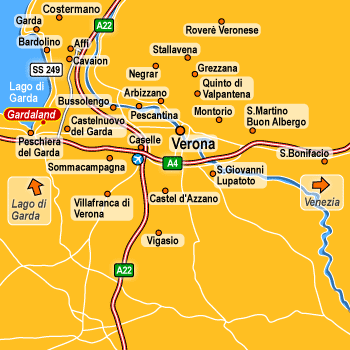 Verona+italy+city+map