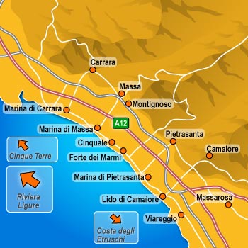Hotels around Viareggio