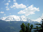Monte Bianco (Mont Blanc) 4807m, highest Mountain of Italy