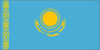 flag of Kazakhstan