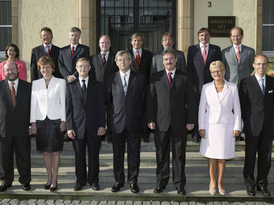 Members of the Government of Luxembourg in Mai 2005