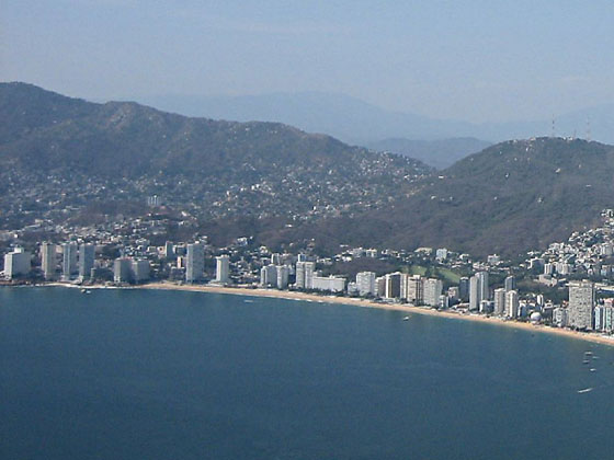 view on the Acapulco Bay