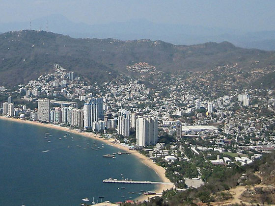 view on the Acapulco Bay