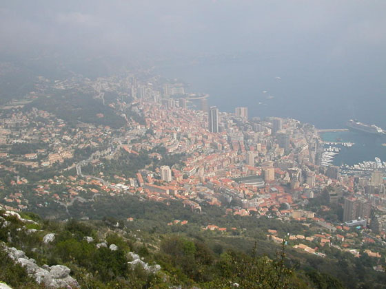 view over Monaco