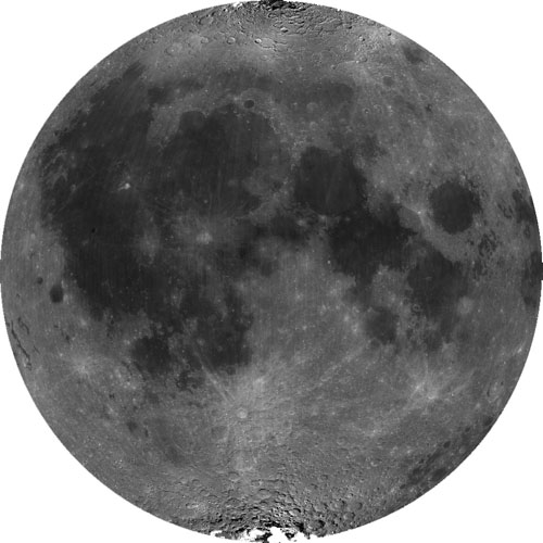 map of the Moon