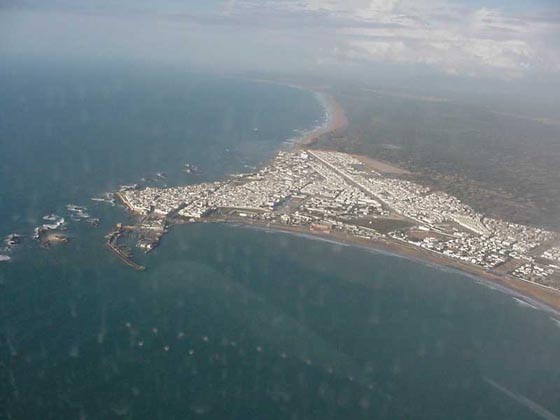 sky view on Essaouira
