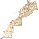 map of Morocco