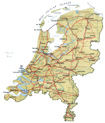map of the Netherlands