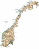 map of Norway