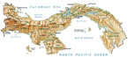 map of Panama