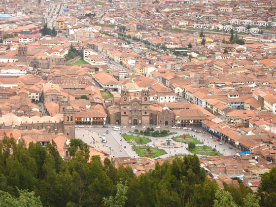 view on the Cathedral of CuscoCusco