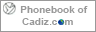 Phonebook of Cadiz.com