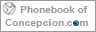 Phonebook of Concepcion.com