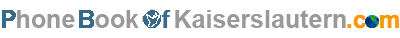 Phonebook of Kaiserslautern.com - Telefonbuch Kaiserslautern - Branchenbuch Kaiserslautern