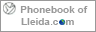 Phonebook of Lleida.com
