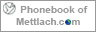 Phonebook of Mettlach.com