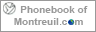 Phonebook of Montreuil.com