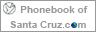 Phonebook of Santa Cruz.com