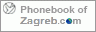 Phonebook of Zagreb.com