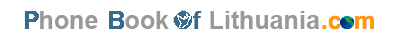 Phonebook of Lithuania.com - Telefonbuch Litauen - find Companies and People in Lithuania
