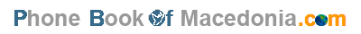 Phonebook of Macedonia.com - find Companies and People in Macedonia