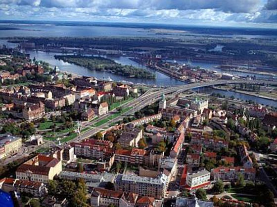 Aeral View of Szczecin