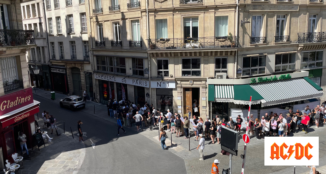 AC / DC Pop Up Store at Cremerie de Paris, home of the Phone Book of the World AC / DC Pop Up Store