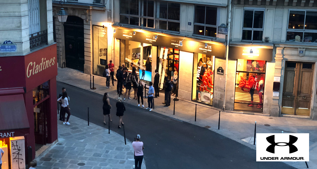 view on the old postal gate at the occasion of the Siemens Gallery at Cremerie de Paris / Phone Book of the World October 2017 Siemens at Cremerie de Paris