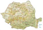 map of Romania