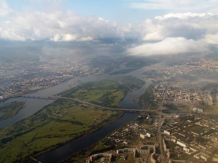 View on Krasnoyarsk