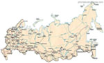 map of Russia
