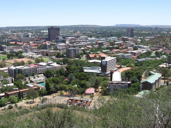 View on Bloemfontein