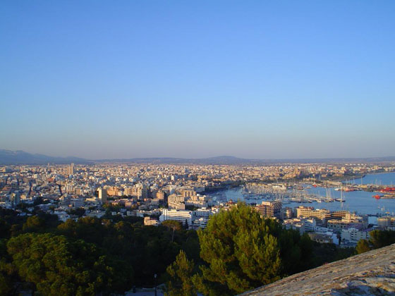 view over Palma de Mallorca
