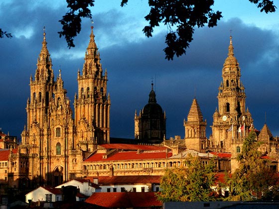 View On Santiago de Compostela