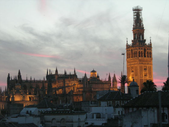 Sunst in Seville