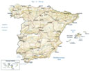 clickable map of Spain