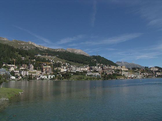 View of St Moritz