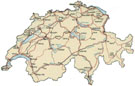 map of Switzerland