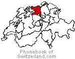 Swiss Canton Map