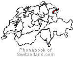 Swiss Canton Map