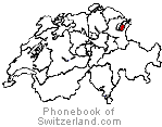 Swiss Canton Map