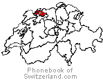 Swiss Canton Map