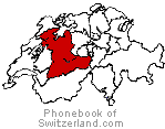 Swiss Canton Map