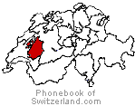 Swiss Canton Map