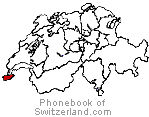 Swiss Canton Map