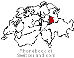 Swiss Canton Map