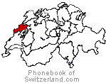 Swiss Canton Map