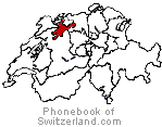 Swiss Canton Map