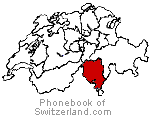 Swiss Canton Map