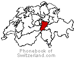 Swiss Canton Map